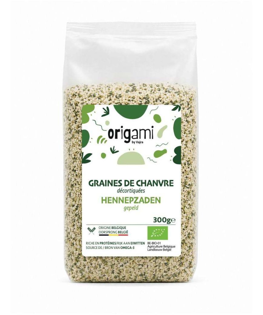 GRAINES DE CHANVRE DECORTIQUEES (ORIGINE BELGIQUE)